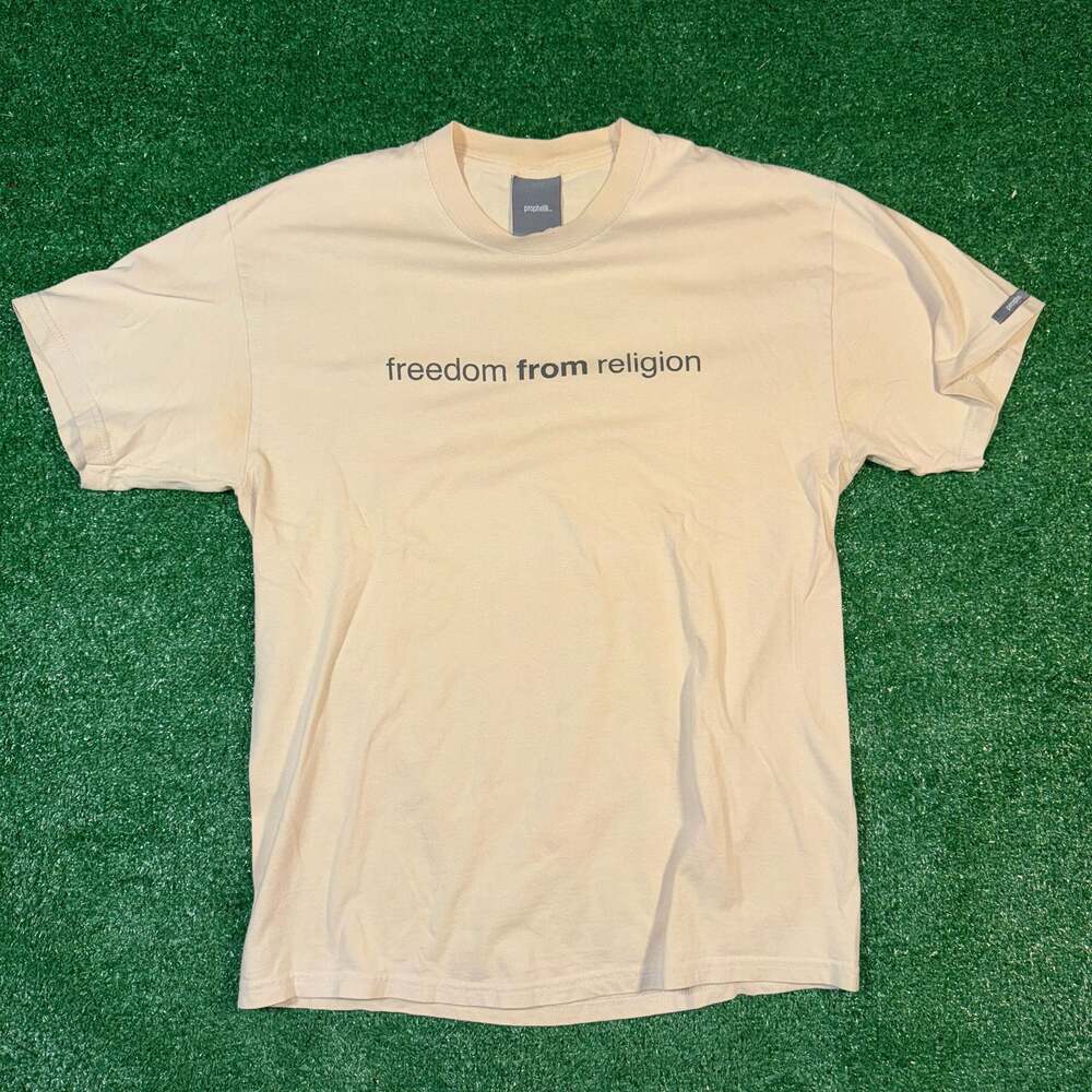 Y2K Jesus "Freedom From Religion" Graphic Short Sleeve T-Shirt